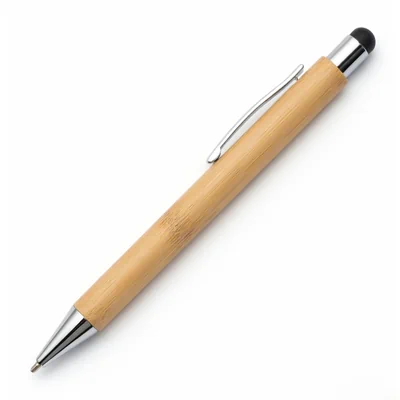 Wooden bamboo pen with stylus bulk corporate gifting Chennai Tidel Park