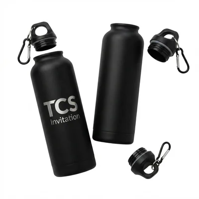 Black gym sipper bottle for fitness workout